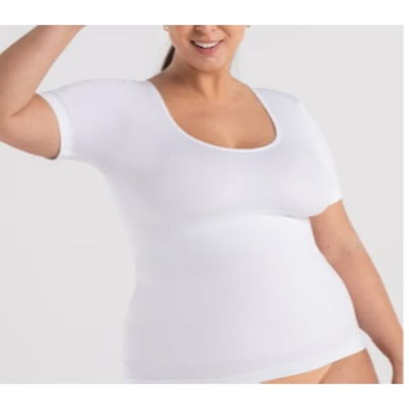 Brand New Shapermint Essentials Women's Size 2XL White Shaping Top Shapewear - Picture 1 of 5